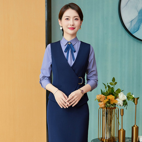 马甲工作服背心职业装