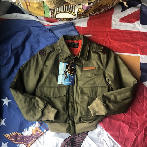 Flight bomber COOPER A2 纯棉布春秋单外套飞行员夹克男士军事风