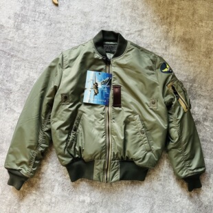 1棉服双面绒撞色军事风欧码 宽松男女飞行服 350g纯原飞行服MA 冬款