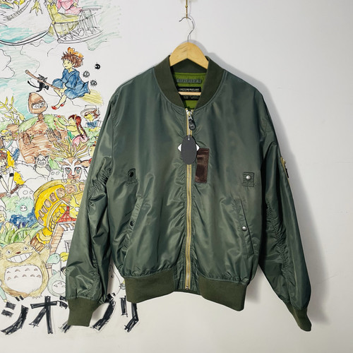 瑕疵福利款 爆狠1955初期MA1型春秋单夹克棒球服外套薄款男女同款