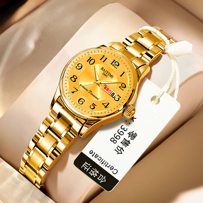2025新款女士手表女款机芯表全自动防水小众轻奢简约气质石英女表