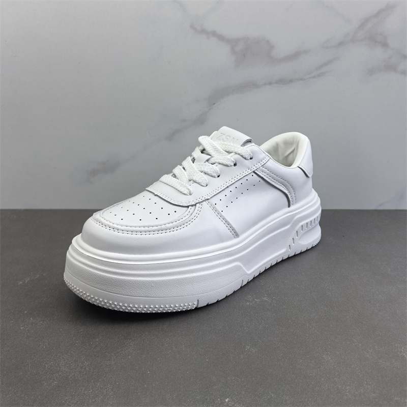 小白鞋松糕底厚底板鞋女