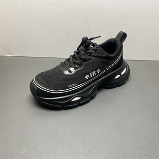 38码孤品撤柜2026年新款春真皮休闲鞋学院风系带厚底轻便运动鞋女