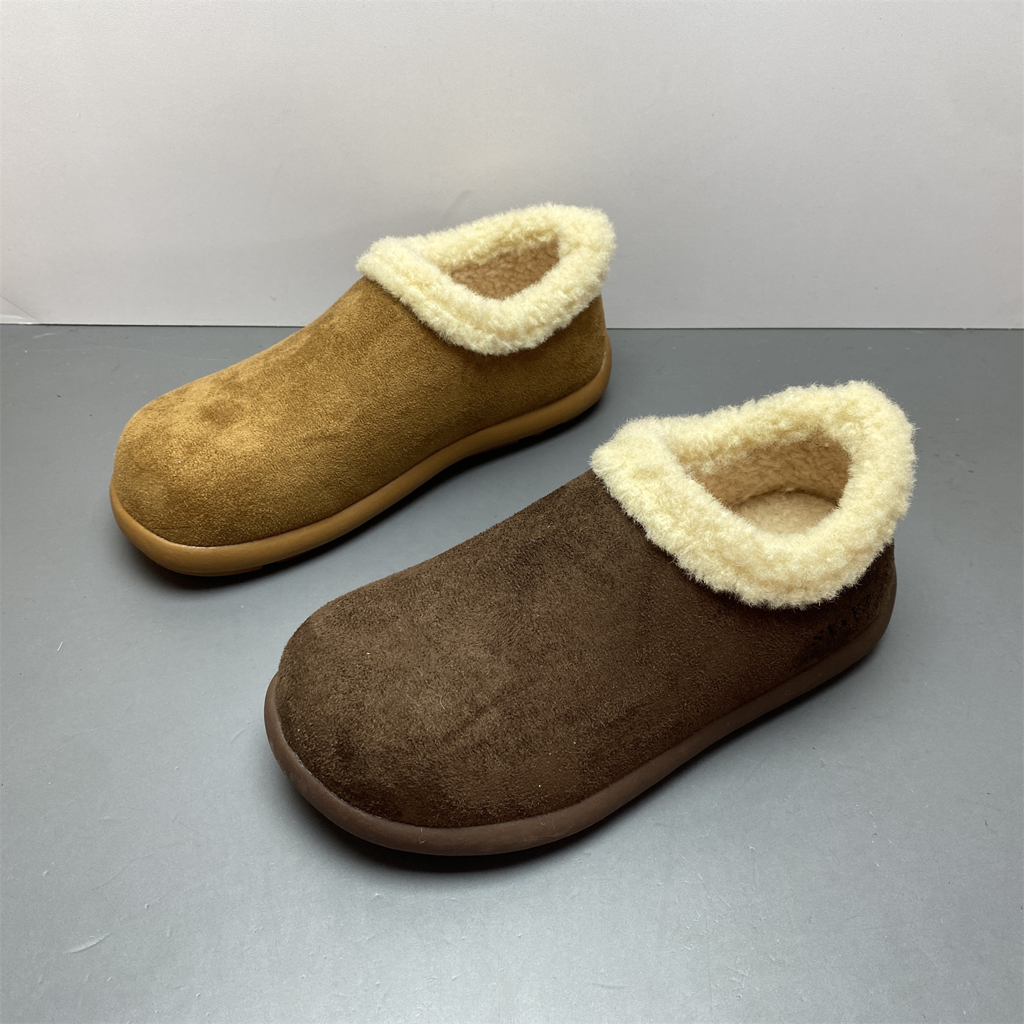 加厚保暖勃肯鞋百搭女单鞋