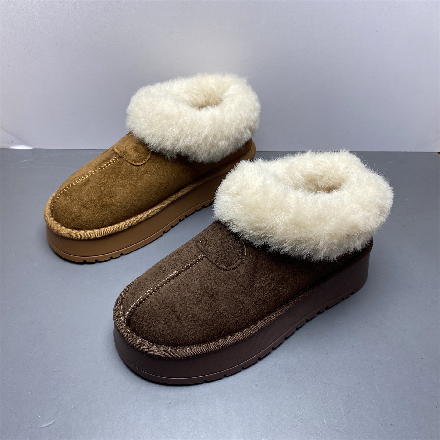 厚底增高加厚保暖雪地靴短靴