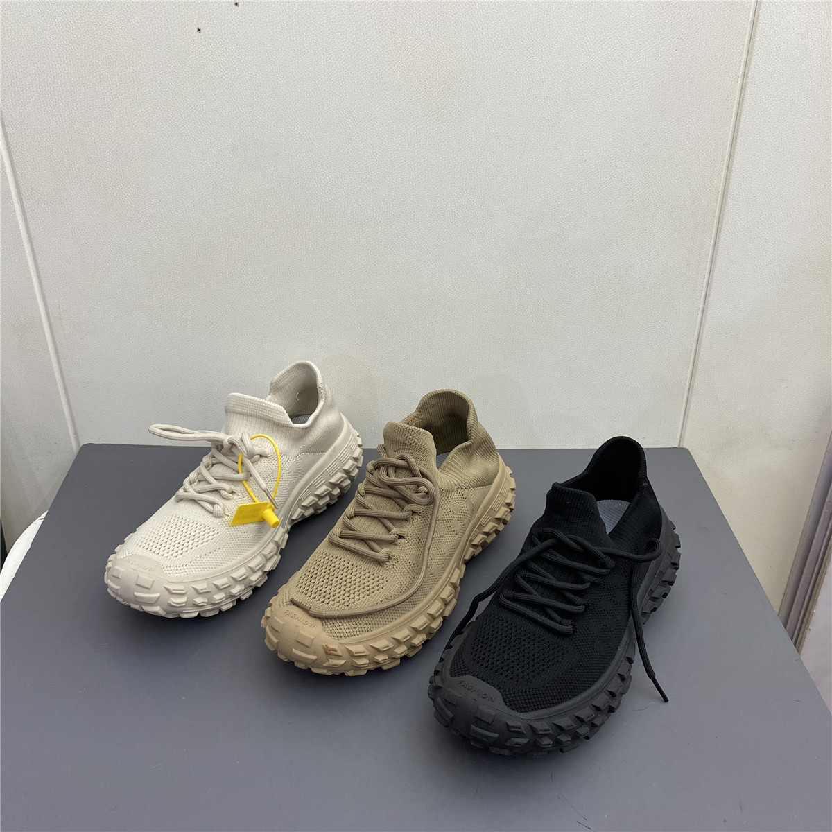 休闲鞋系带厚底轻便户外运动鞋