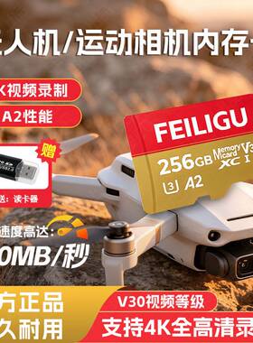闪迪TF卡高速4K存储卡适用大疆无人机 影石运动相机sd 512g 256g