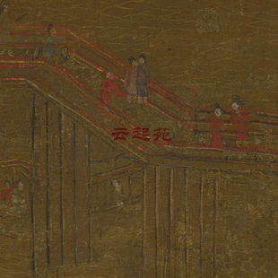 唐佚名宫苑图Z高清电子图片465M装 饰宣传素材