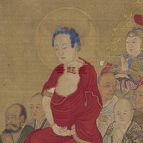 明仇英揭钵图J二高清电子图片311M装饰宣传素材
