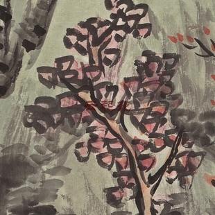 清陈师曾秋山夜话图Z高清电子图片438M装 饰宣传素材