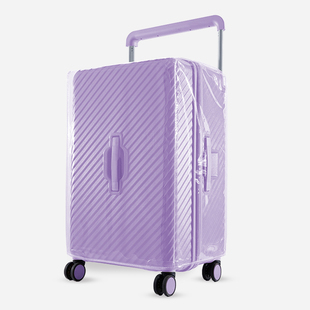 透明行李箱套宽拉杆旅行箱保护套方胖款加厚耐磨托运旅行防尘箱套