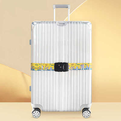 旅行箱密码锁插扣加厚打包带