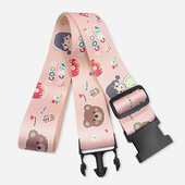 行李箱绑带一字打包带旅行箱皮箱保护旅游托运加固带密码 锁捆绑带