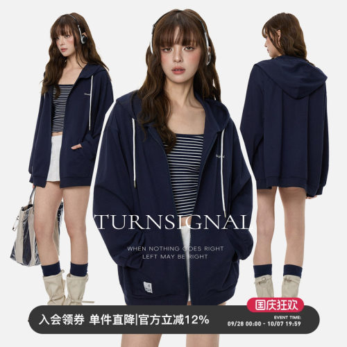 TurnSignal时尚连帽卫衣女