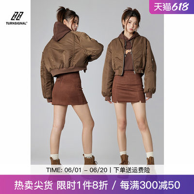 TurnSignal短款复古棒球服