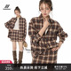 时尚 TurnSignal时尚 女2026新款 半身裙短裙套装 休闲两件套 格子衬衫