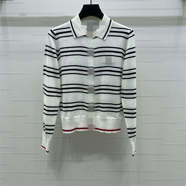 2026早春翻领撞色条纹单排扣柔软亲肤百搭针织衫,女装/女士精品,毛针织衫,淘宝优惠券,粉丝福利购,淘宝优惠卷