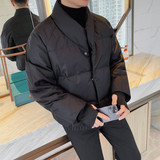 M5532-P255羽绒服男士纯色外套80白鸭绒充绒235G，男装羽绒服，电商B333