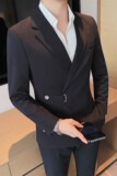 老款继续做23526-P175西装外套男士秋冬新款单排扣西服纯色商务，男装西服套装，电商B333