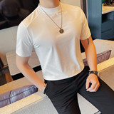 7518-P48男士短袖夏季新款时尚百搭休闲圆领短袖T恤，男装T恤，电商B333