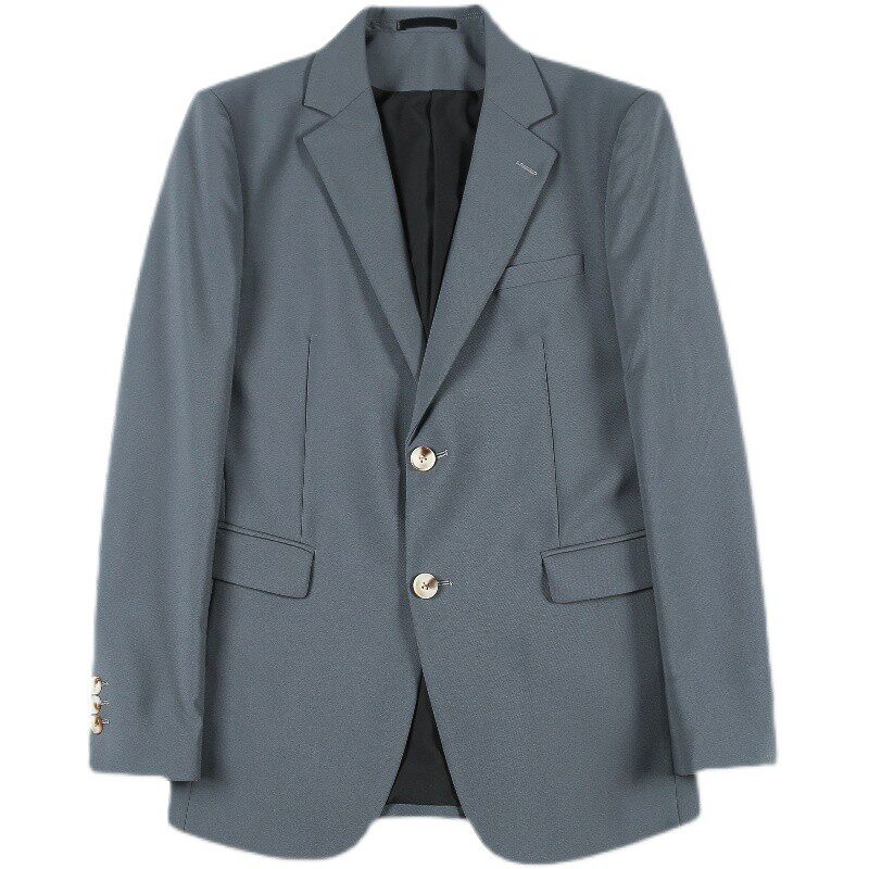 XZ502-P155单排扣西装外套男士商务免烫便服修身休闲纯色西服,男装西服套装,电商B333