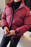 5531-P188棉衣男士冬季新款纯色立领棉服面包服，男装棉衣，电商B333