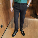 XD921-P78九分裤男士夏季休闲裤小脚裤修身9分裤百搭裤子，男装休闲裤，电商B333