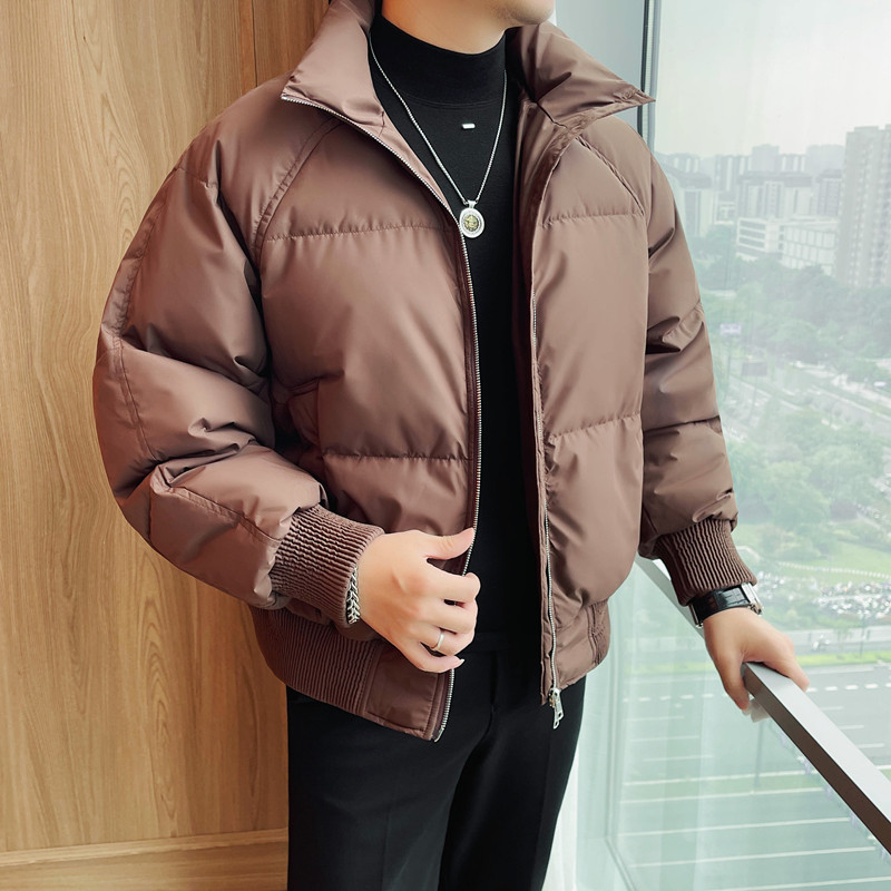 M23088-P255冬季男士羽绒服立领羽绒外套纯色百搭时尚短款羽绒服,男装羽绒服,电商B333