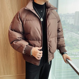 M23088-P255冬季男士羽绒服立领羽绒外套纯色百搭时尚短款羽绒服，男装羽绒服，电商B333