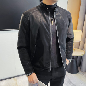 26725-P188 男士立领夹克外套拉链休闲立领夹克秋冬加厚，男装夹克，电商B333