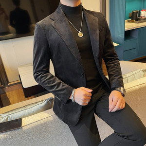X6160-P208 灯芯绒西装外套男士秋冬新款高品质西服图片