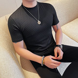 7530-特P30男士短袖夏季新款时尚百搭休闲圆领短袖T恤，男装T恤，电商B333
