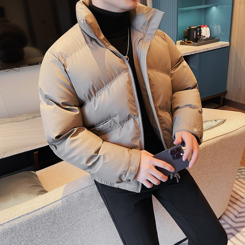 M2205-P198棉衣男士秋冬新款立领面包服短款加厚棉服,男装棉衣,电商B333