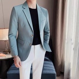 老款继续做XZ502-P155单排扣西装外套男士商务免烫便服修身，男装西服套装，电商B333