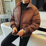 M23088-P255冬季男士羽绒服立领羽绒外套纯色百搭时尚短款羽绒服，男装羽绒服，电商B333