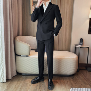 TZ6122-P320 西服套装男士修身西装婚礼礼服 两件套图片