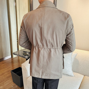 JK203-P135 男士夹克外套新款翻领修身商务休闲上衣猎装夹克外套图片