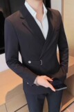 价格调整23526-P145西装外套男士秋冬新款单排扣西服纯色商务，男装西服套装，电商B333