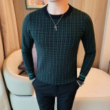 B219-P68毛衣男士秋冬针织衫线衣打底衫圆领长袖打底，男装T恤，电商B333