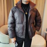 M23063-P208棉服男士冬季新款加厚保暖高级感立领棉衣面包服，男装棉衣，电商B333
