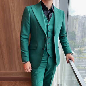 XF1082-P140 男士秋冬新款西装免烫抗皱休闲西服潮流高级感单西图片
