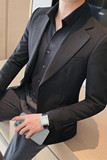 XZ085-P208两粒单排扣西装外套男士纯色商务休闲西服，男装西服套装，电商B333