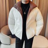 M23083-P193两面穿棉衣冬季潮流纯色双面穿棉衣外套，男装棉衣，电商B333