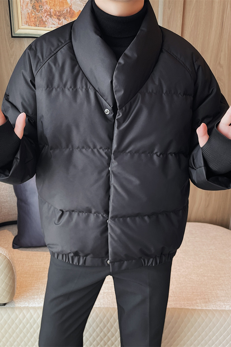 M5532-P255羽绒服男士纯色外套80白鸭绒充绒235G,男装羽绒服,电商B333