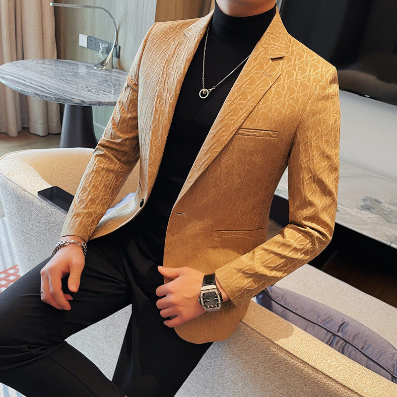 XF1051-P175西装外套男士一粒单排扣西服双开叉商务休闲时尚,男装西服,电商B333