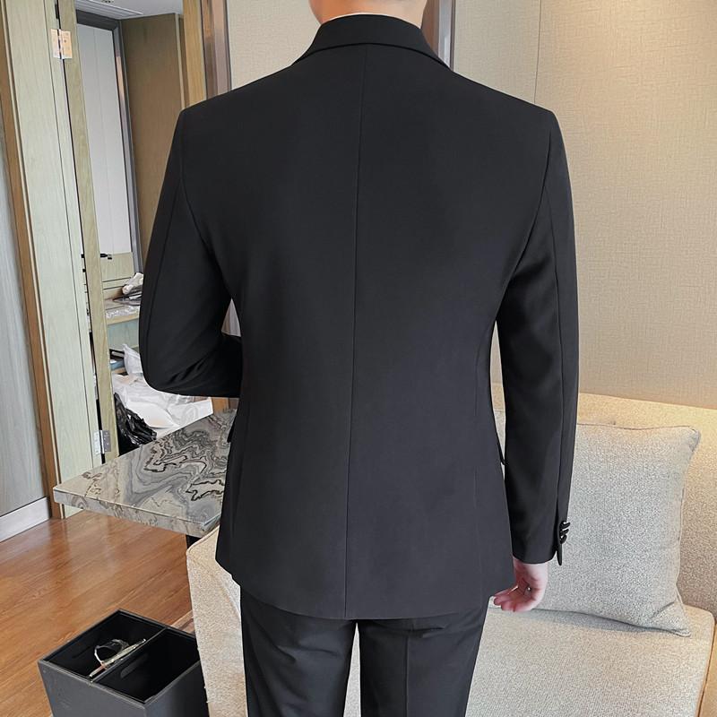 23667-P155两粒单排扣西装秋冬新款黑色长袖西服单西外套,男装西服套装,电商B333