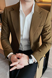 XZ085-P208两粒单排扣西装外套男士纯色商务休闲西服，男装西服套装，电商B333