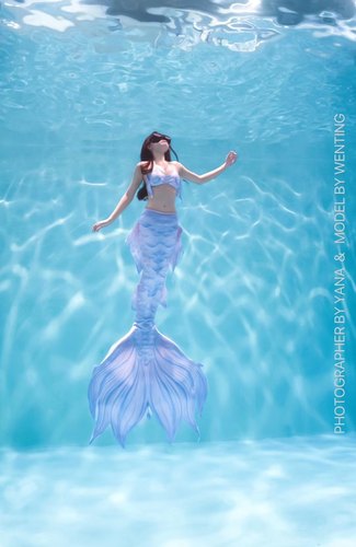 yuner芸儿原创海洋馆泳衣美人鱼