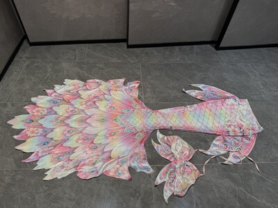 MRyuner芸儿美人鱼尾巴鱼尾鱼皮海洋馆拍摄表演服泳衣海边摄影