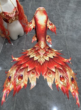 芸儿钻石凤尾美人鱼表演服装海洋馆潜水mahina尾巴